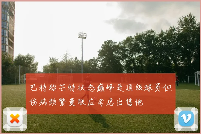 巴特称芒特状态巅峰是顶级球员但伤病频繁曼联应考虑出售他